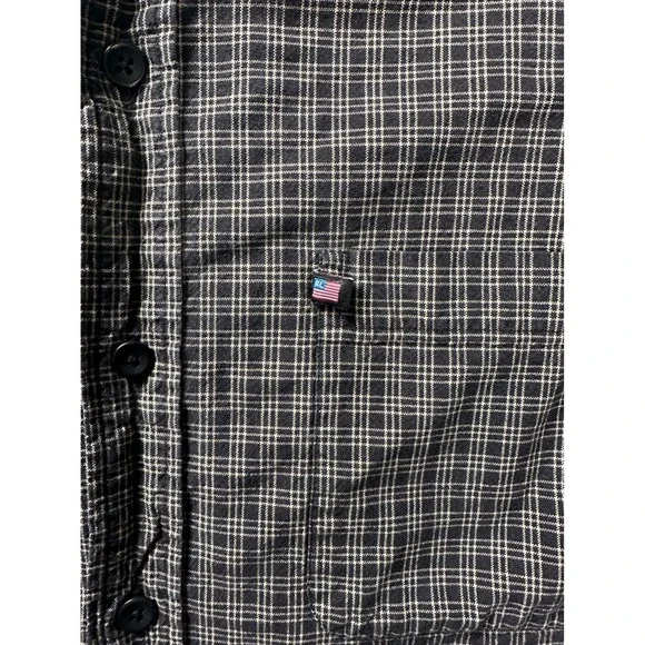 Polo Jean Ralph Lauren Men's Plaid Button Down Shirt Size L Authentic Denim Wear - Picture 3 of 6